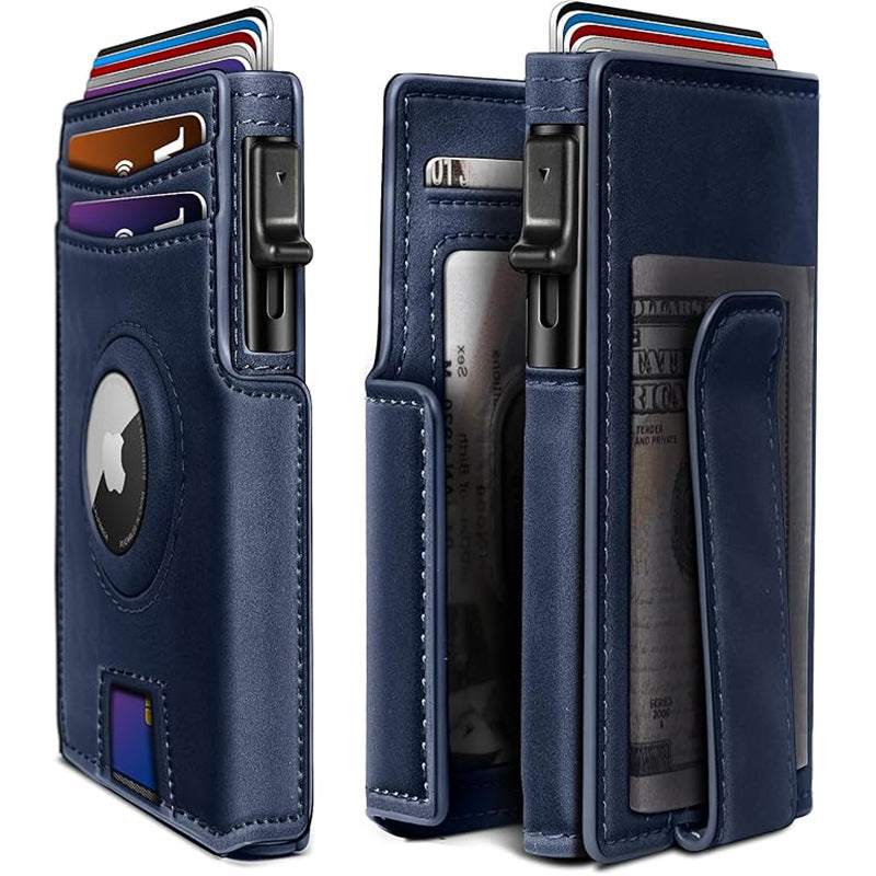 Magnetic Flip RFID Protection Mens Wallet