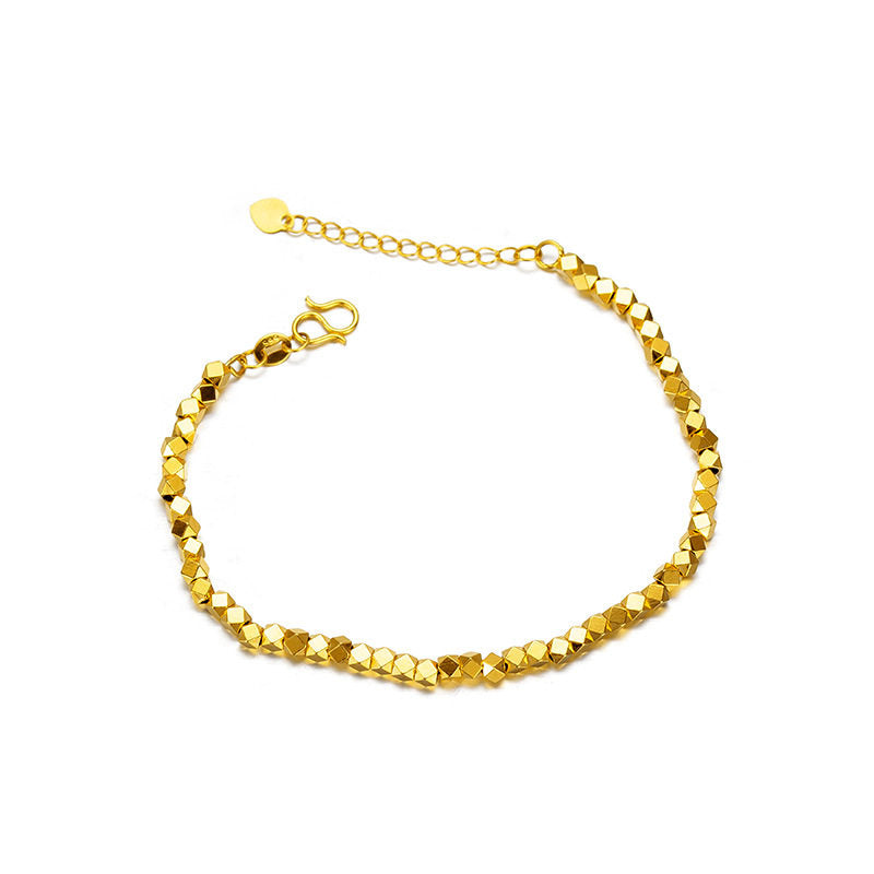 Elegant adjustable gold-plated chain bracelet for women with minimalist luxury design, perfect for daily wear, weddings, parties, and stylish fashion accessories.