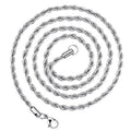 Stainless Steel Twist Chain Necklace