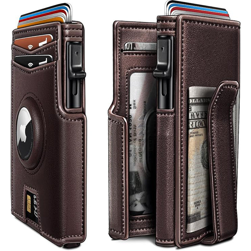 Magnetic Flip RFID Protection Mens Wallet