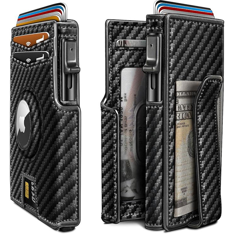 Magnetic Flip RFID Protection Mens Wallet